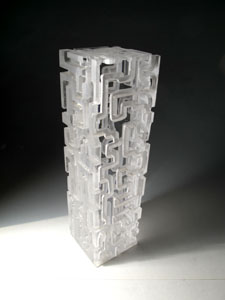 Transdimensional Labyrinth Monolith (acrylic)